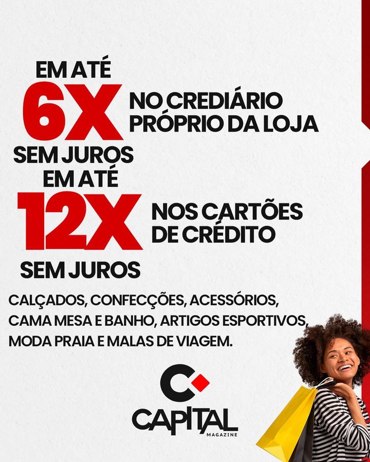 A Loja Capital Magazine foi inaugurada em Pedro II, com preços e novidades imperdíveis! Venha conferir!
