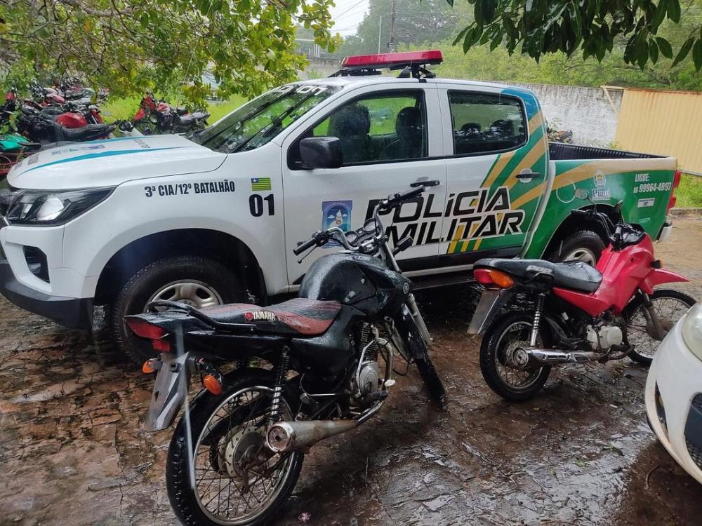 Polícia Militar recupera motocicletas em Piracuruca