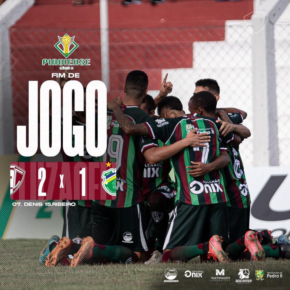 Fluminense/PI vence Altos por 2x1 em Pedro II e garante vaga na final do Piauiense em jogo emocionante