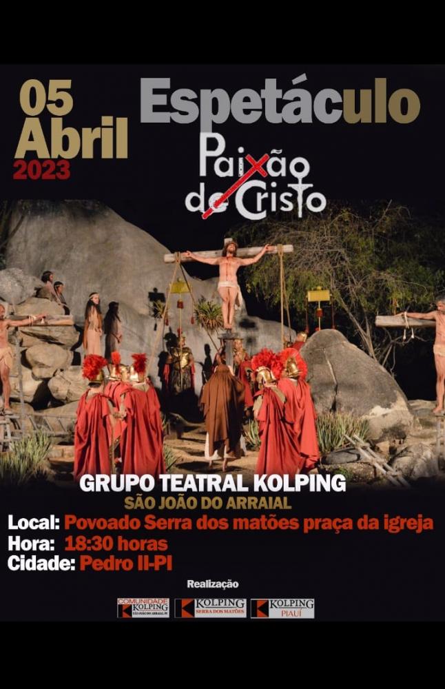 Comunidade Serra dos Matões apresentará Paixão de Cristo encenada por grupo de teatro