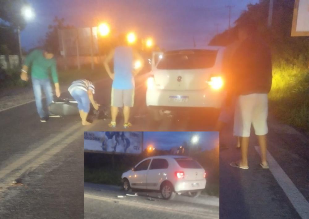 Menor de idade causa colisão frontal em Pedro II e é encaminhado à delegacia por direção perigosa