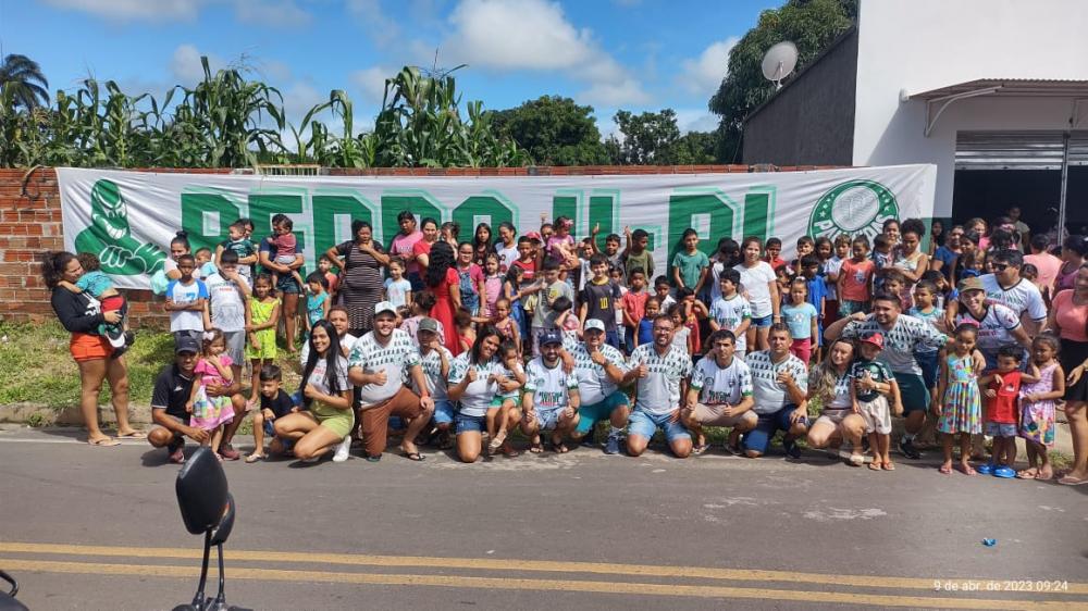 Mancha Verde doa 250 ovos de Páscoa e leva alegria para crianças de Pedro II