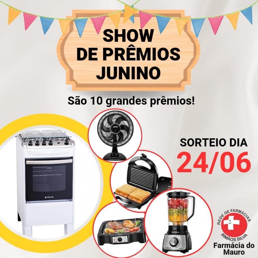 Compre seus medicamentos na Farmácia Nossa Senhora das Graças e concorra a um Show de Prêmios!