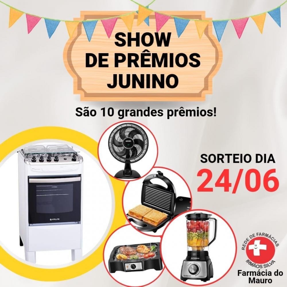Compre na Farmácia Nossa Senhora das Graças e concorra a um incrível Show de Prêmios!