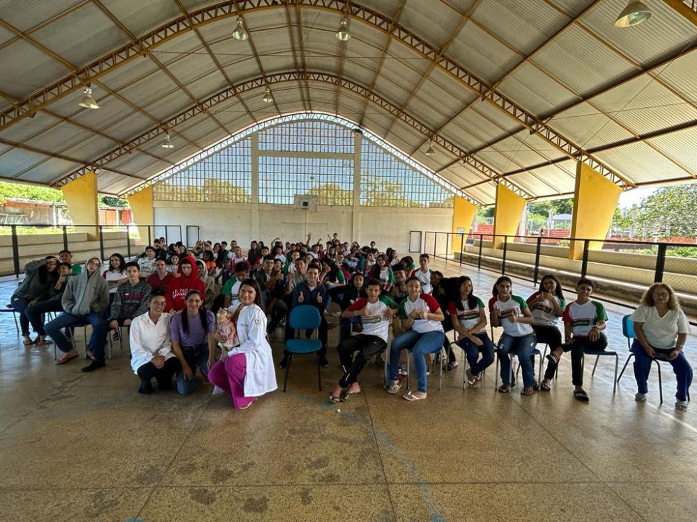 Alunas do Curso Técnico em Enfermagem do CEEP de Pedro II promovem palestras sobre saúde em Lagoa de São Francisco