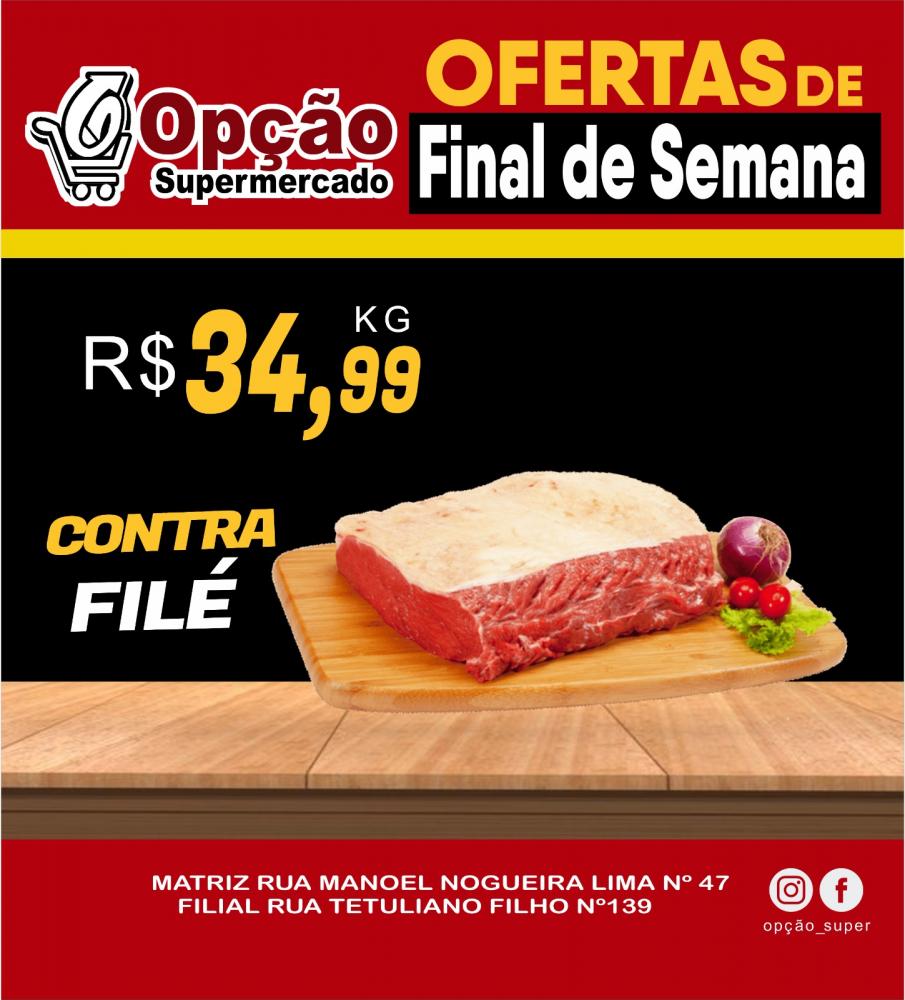 Aproveite as ofertas imperdíveis do Opção Supermercado para este fim de semana!