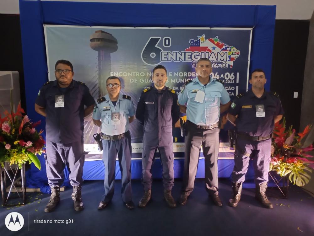 Guarda Civil Municipal de Pedro II participa do Encontro Norte e Nordeste de Guardas Municipais