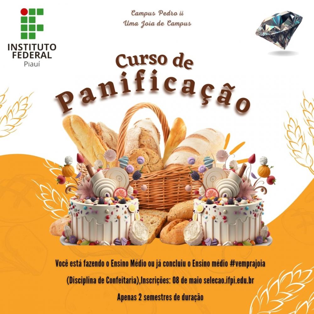IFPI Pedro II abre vagas para curso técnico em panificação