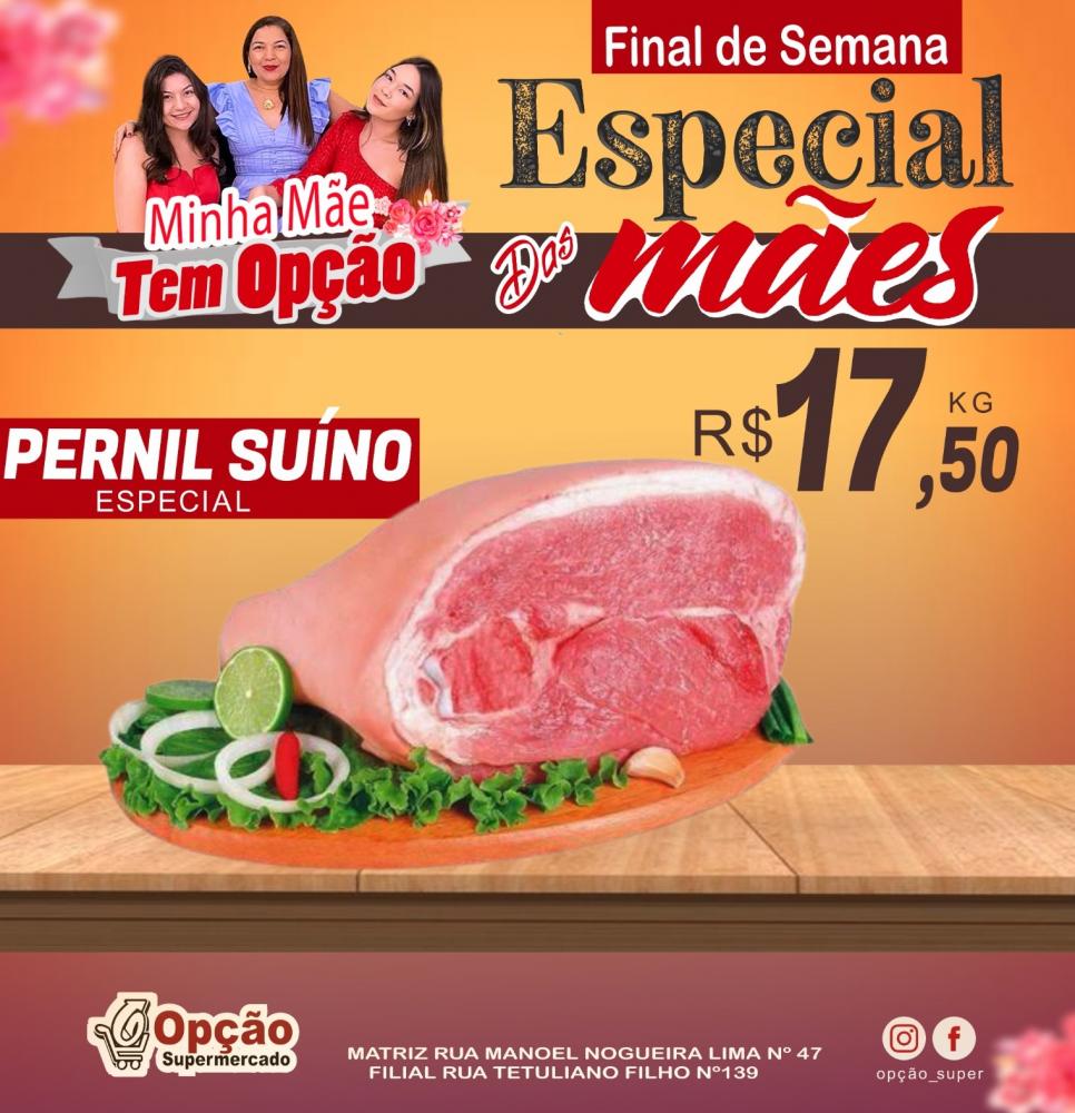 Venha conferir os incríveis descontos do Final de Semana Especial das Mães, no Opção Supermercado!