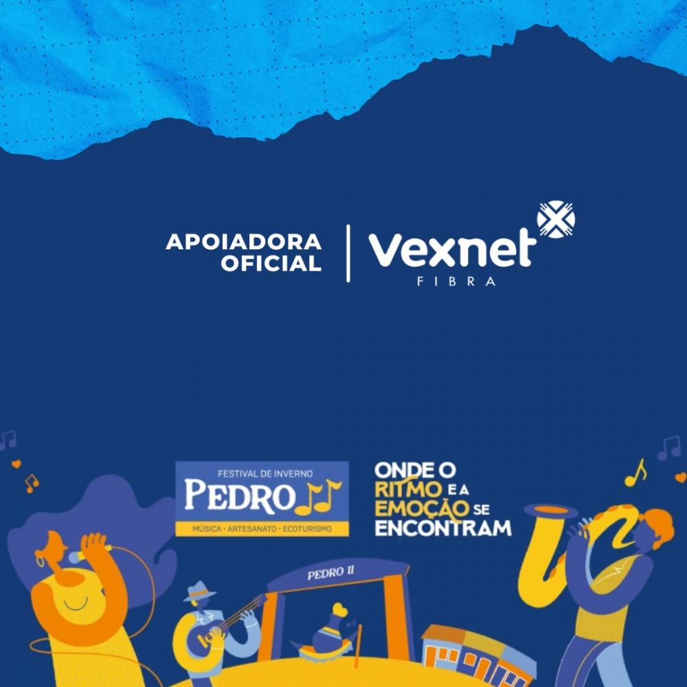 Vexnet investe no acesso à cultura e será apoiador oficial do Festival de Inverno de Pedro II