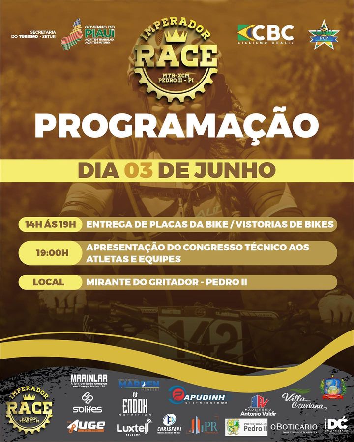 III Edição do Imperador Race terá início nesse final de semana em Pedro II