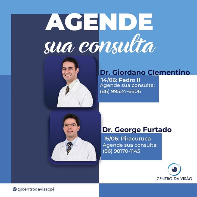 Agende já sua consulta no Centro da Visão, a escolha certa para cuidar dos seus olhos em Pedro II!
