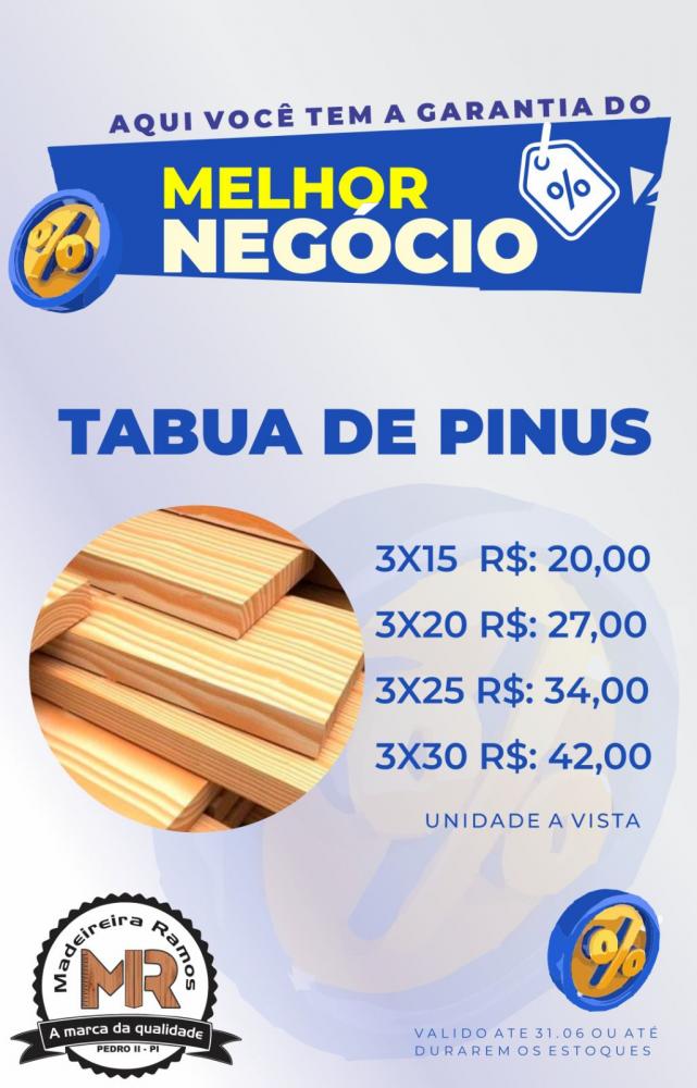 Madeireira Ramos, as melhores opções em madeira para sua construção em Pedro II!