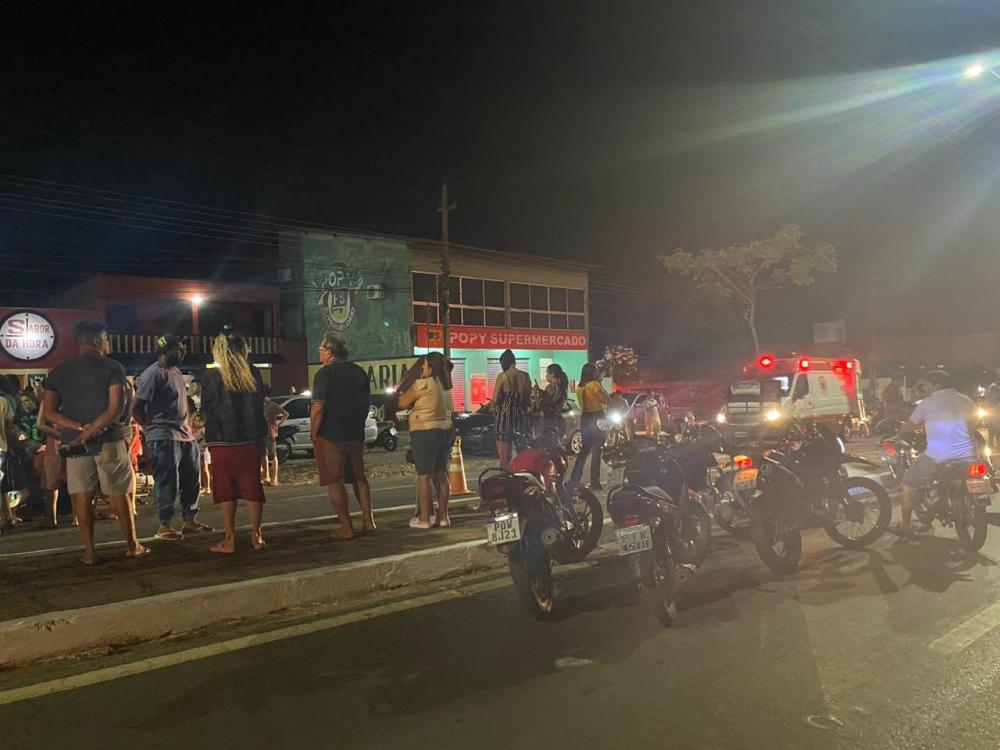 Colisão entre motocicleta e pedestre deixa ambos feridos em Pedro II