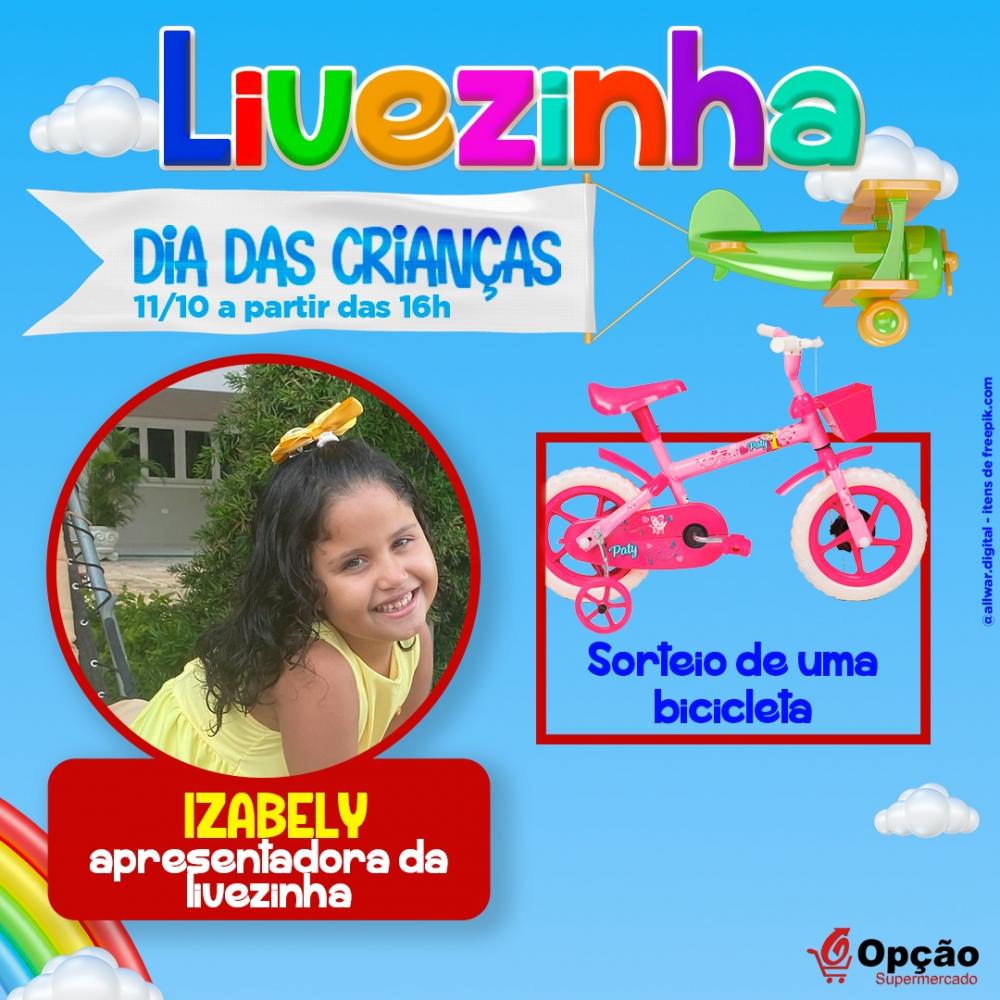 Live “Dia das Crianças” do Opção, com muita novidade e descontos incríveis em todos os brinquedos; não perca! 