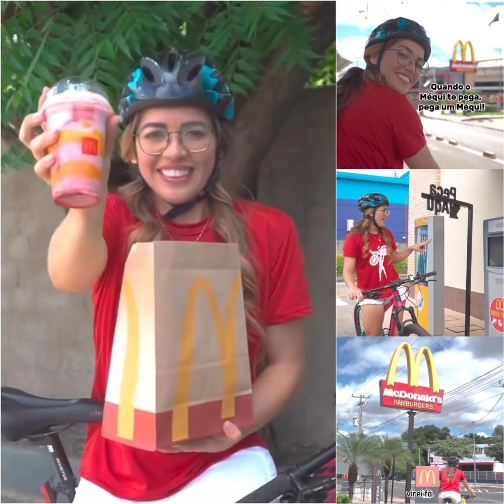 Pedrossegundense Mikaeli Araújo brilha em novo comercial do McDonald's 