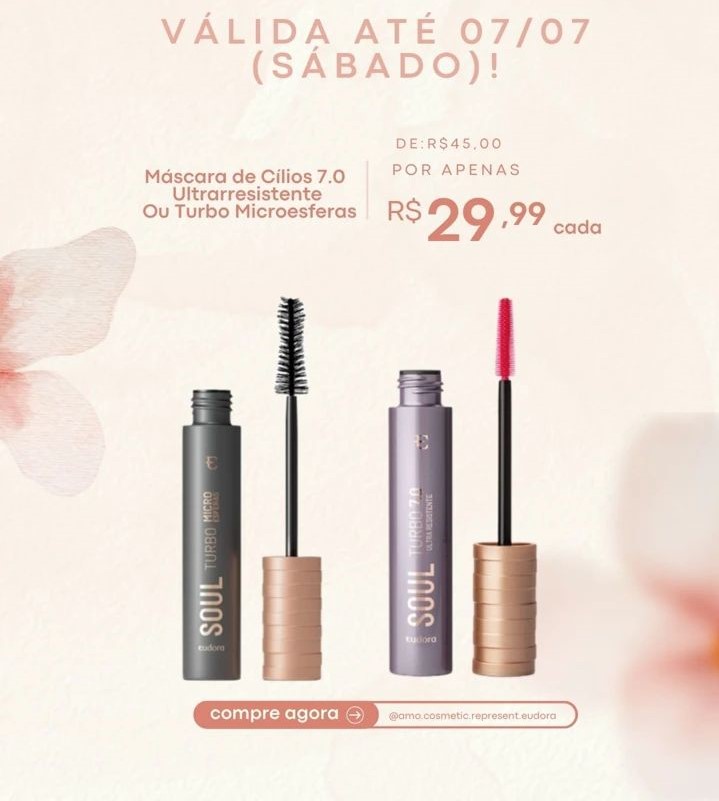 Eleve a sua autoestima na Amô Cosméticos, representante Eudora em Pedro II!