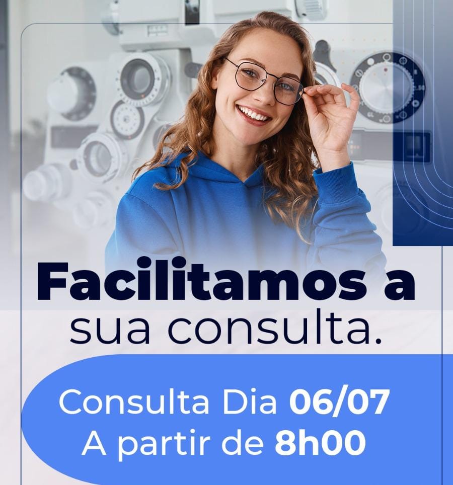 Não descuide da sua visão, marque sua consulta hoje mesmo na Ótica Opala em Pedro II!