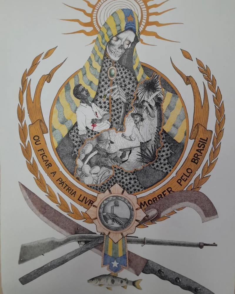 Artista pedrossegundense concorre ao Prêmio de Representação Artística com obra sobre a Batalha do Jenipapo, promovido pelo CECPI