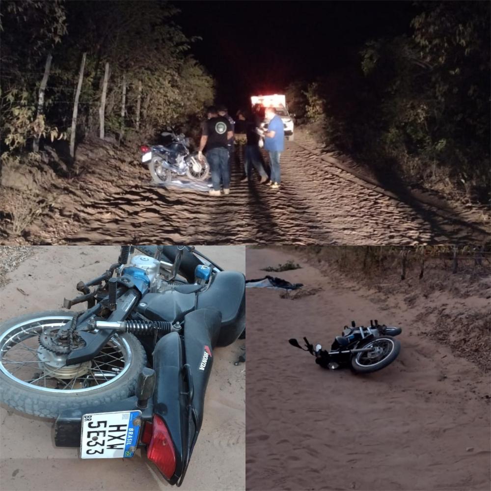 Mulher morre e homem fica gravemente ferido em acidente na zona rural de Poranga, CE