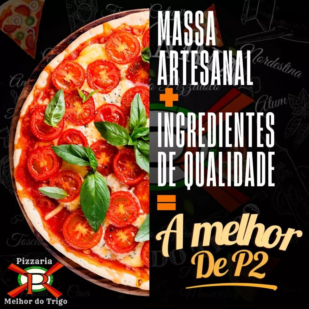 Saboreie as melhores pizzas de Pedro II na Pizzaria Melhor do Trigo!