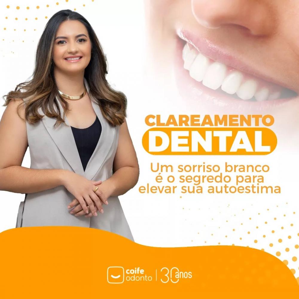 Tenha o sorriso dos seus sonhos com o clareamento dental da Coife Odonto!