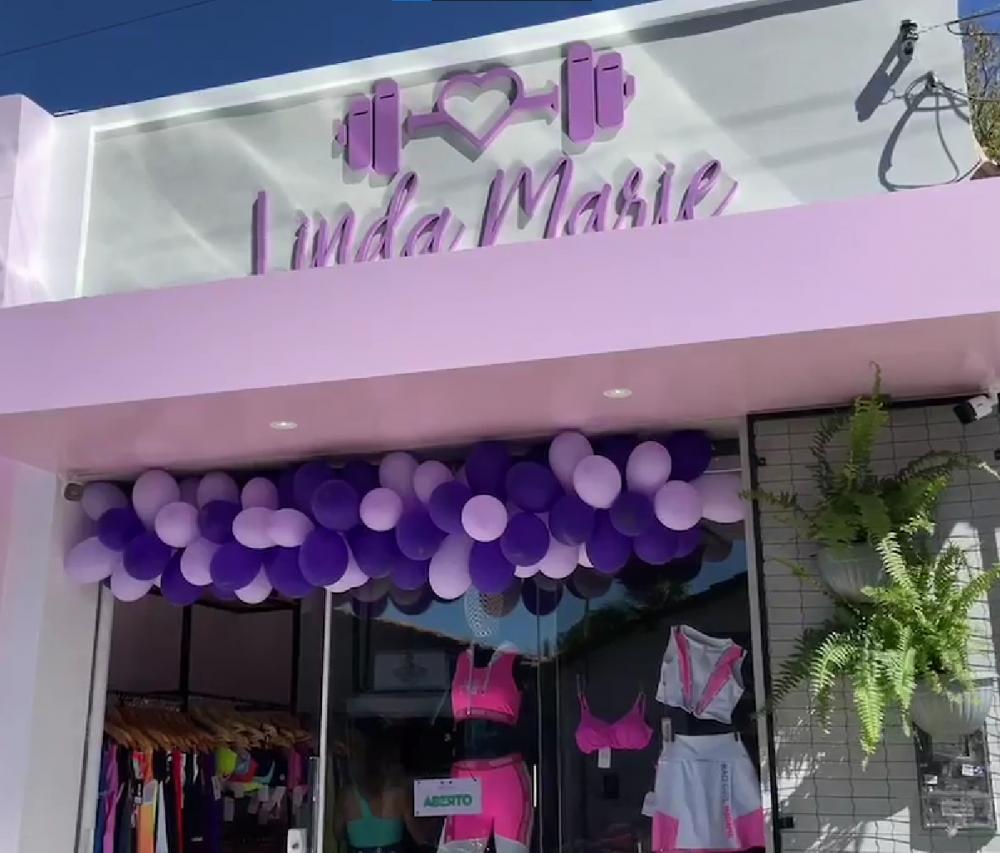 Inauguração da Loja Linda Marie moda fitness. Em Pedro II-PI.
