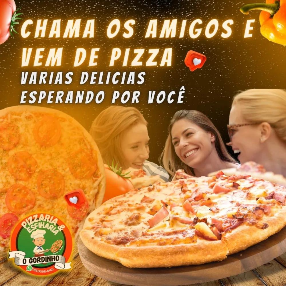 Aproveite a comodidade de receber as melhores pizzas de Pedro II na porta de sua casa, com a Pizzaria O Gordinho!