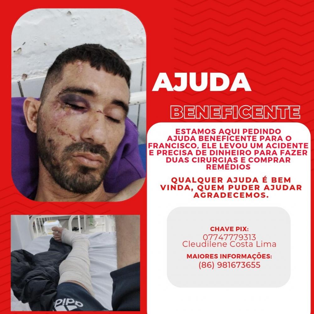 Jovem pedrossegundense sofre acidente e família realiza campanha para tratamento