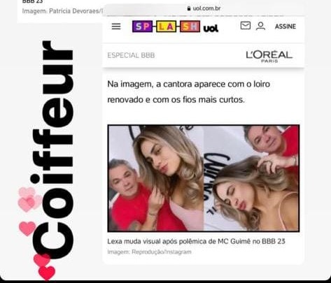 Nildo Coiffeur, cabeleireiro oficial da cantora Lexa, estará atendendo no Empório Unisex até 14 de agosto; Agende seu Horário!