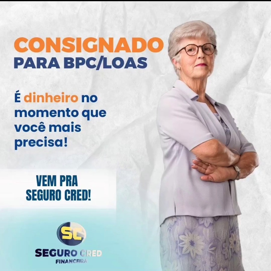 Venha para a Seguro Cred e obtenha Empréstimos Consignados para BPC/LOAS com as melhores taxas do mercado!