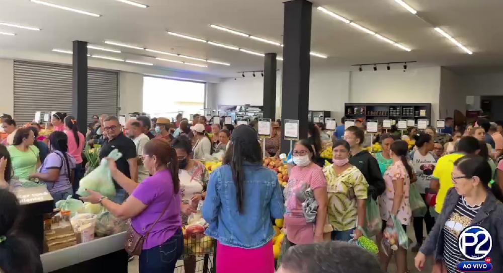 Inauguração do Sacolão dos Produtores em Pedro II-PI.