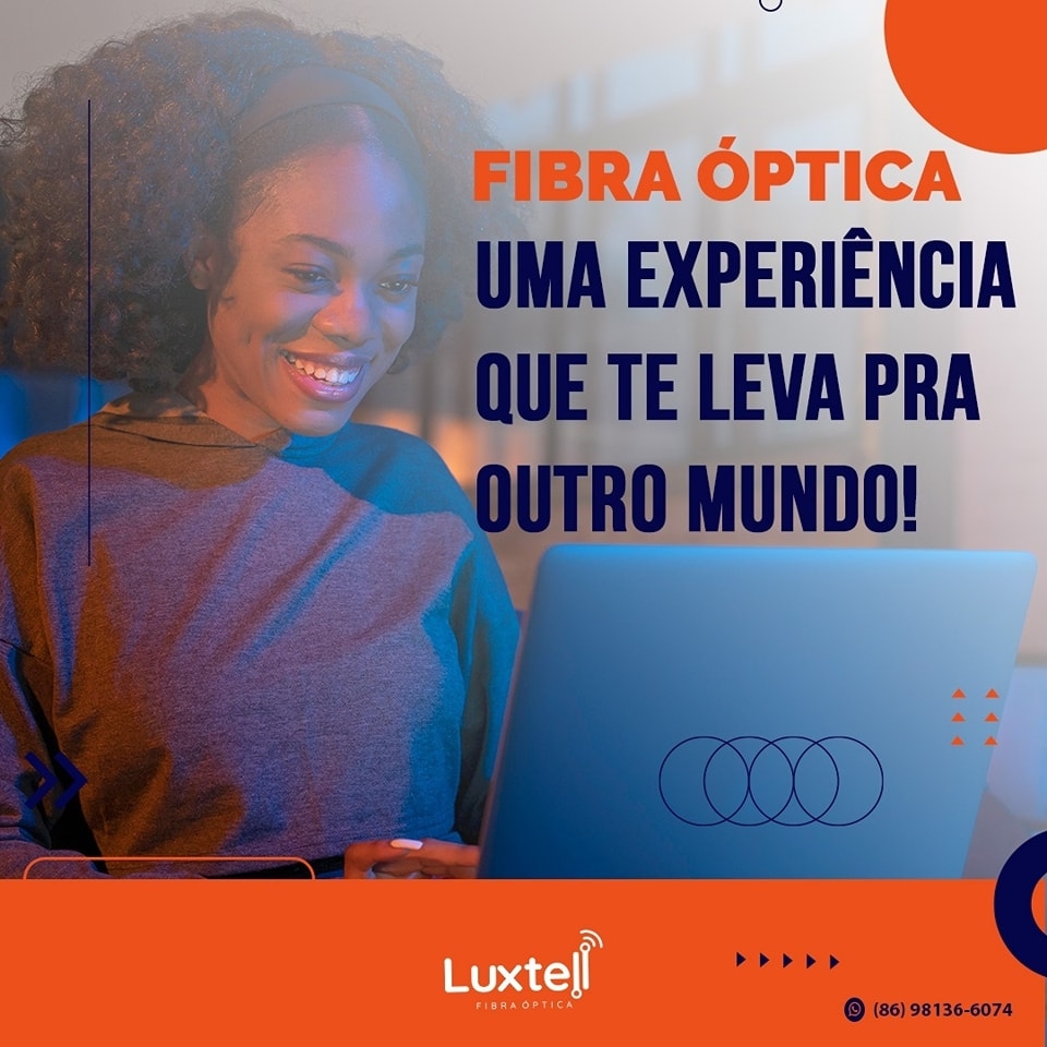 Tenha a melhor internet de fibra óptica com a Luxtell, o provedor líder em Pedro II! 