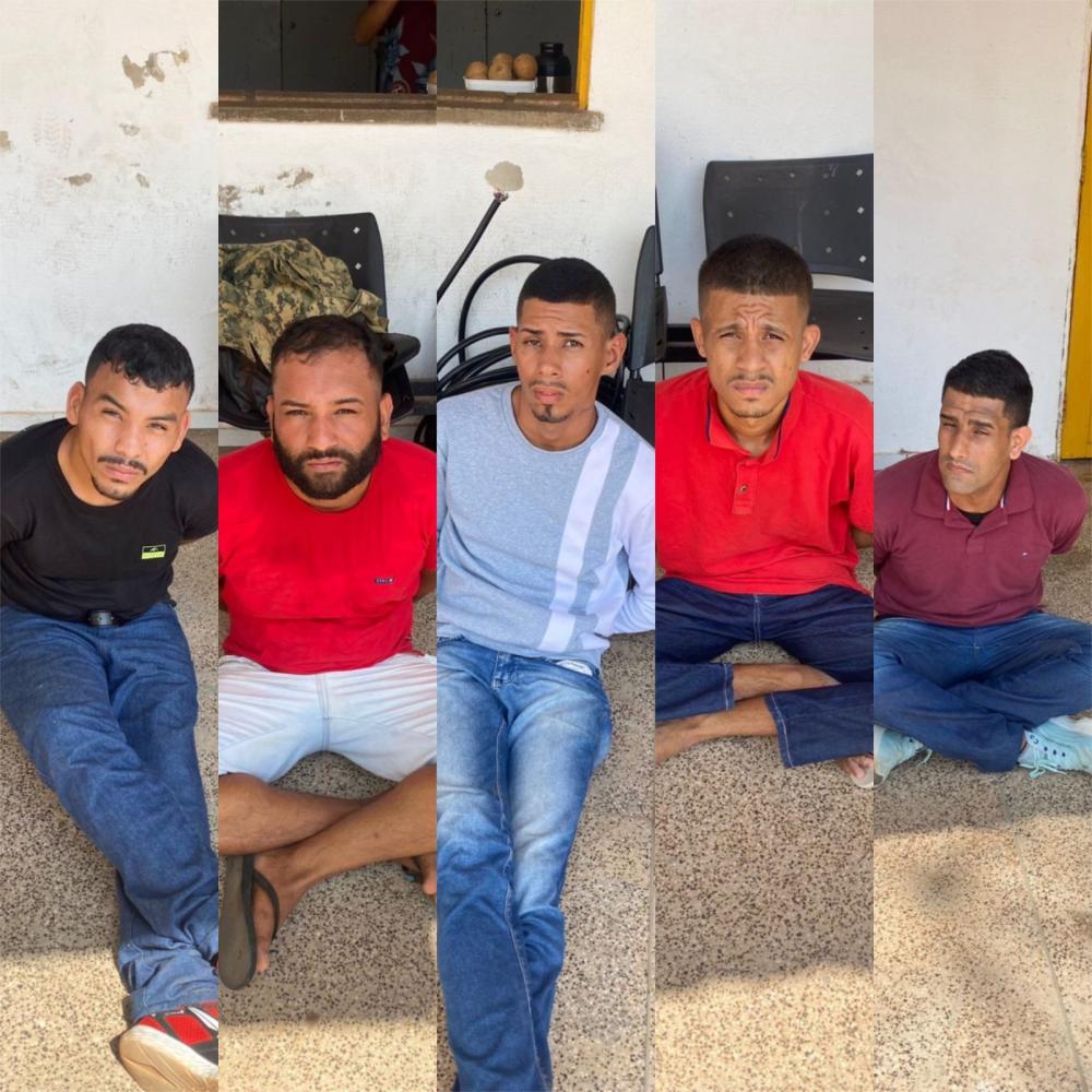 Três dos cinco presos após arrastão em Pedro II já tinham mandados de prisão em aberto