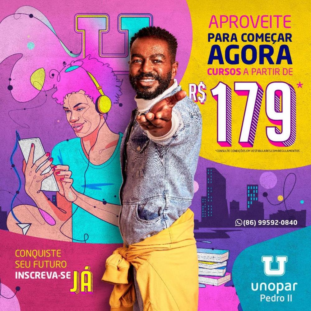 Vire o jogo: Comece uma nova graduação ainda em 2021, venha para Unopar Polo Pedro II