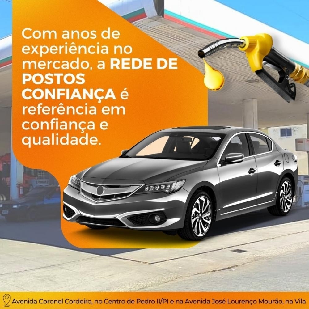 Venha para a Rede de Postos Confiança em Pedro II e abasteça com qualidade garantida!