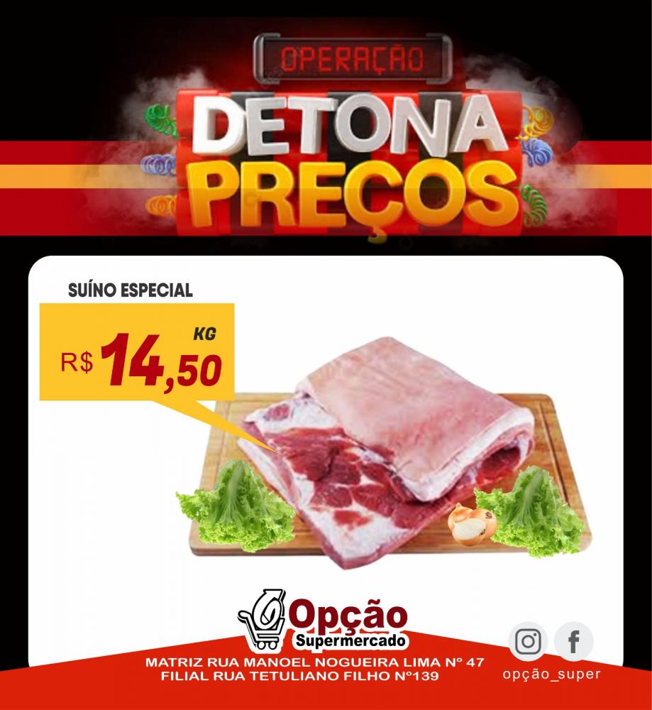 Venha para o Opção Supermercado e aproveite as promoções imperdíveis da 'Operação Detona Preços'!