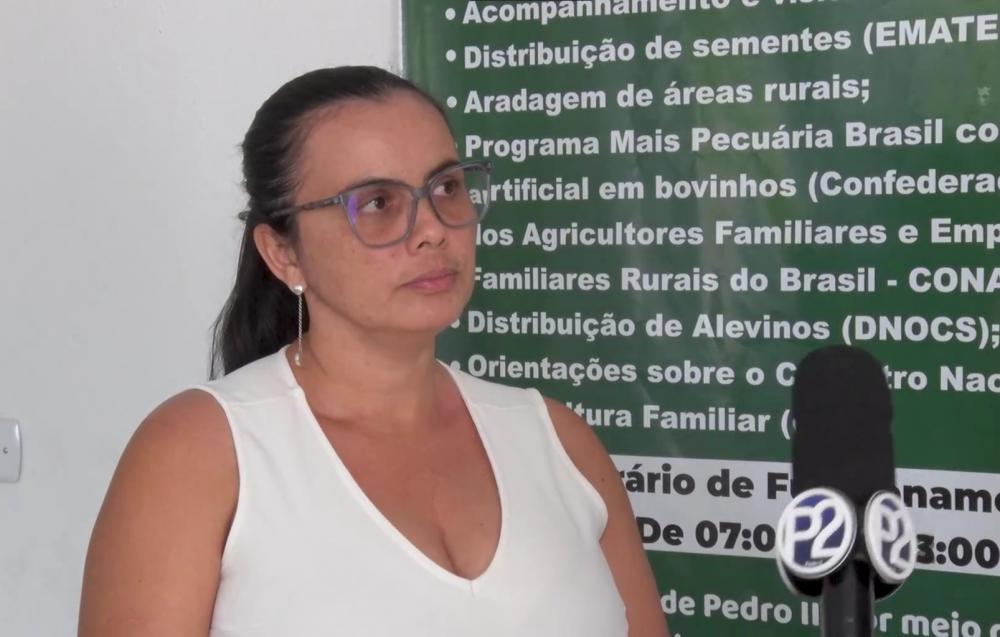 Secretária de Agricultura de Pedro II informa sobre as inscrições para o Garantia Safra 2023/2024; saiba mais!