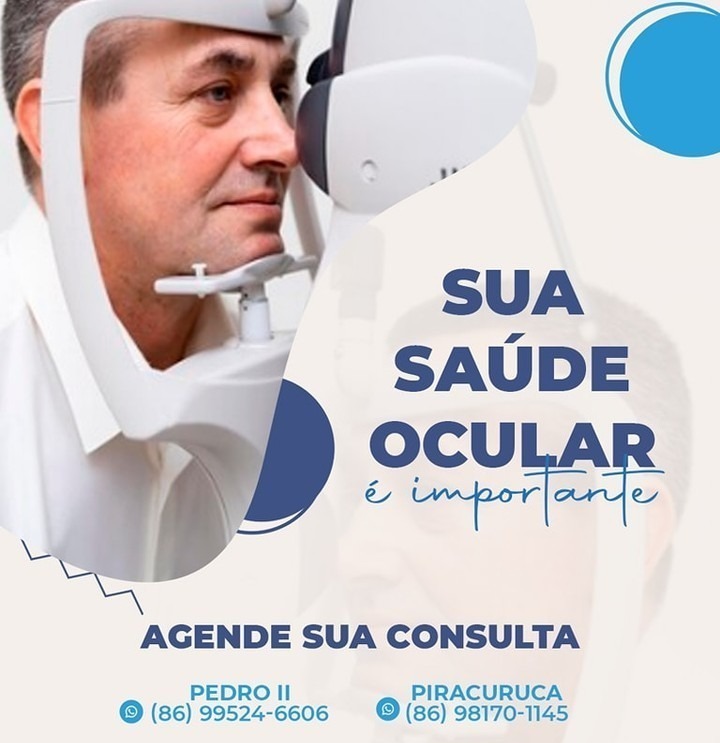 Agende sua consulta no Centro da Visão em Pedro II e cuide da saúde dos seus olhos!