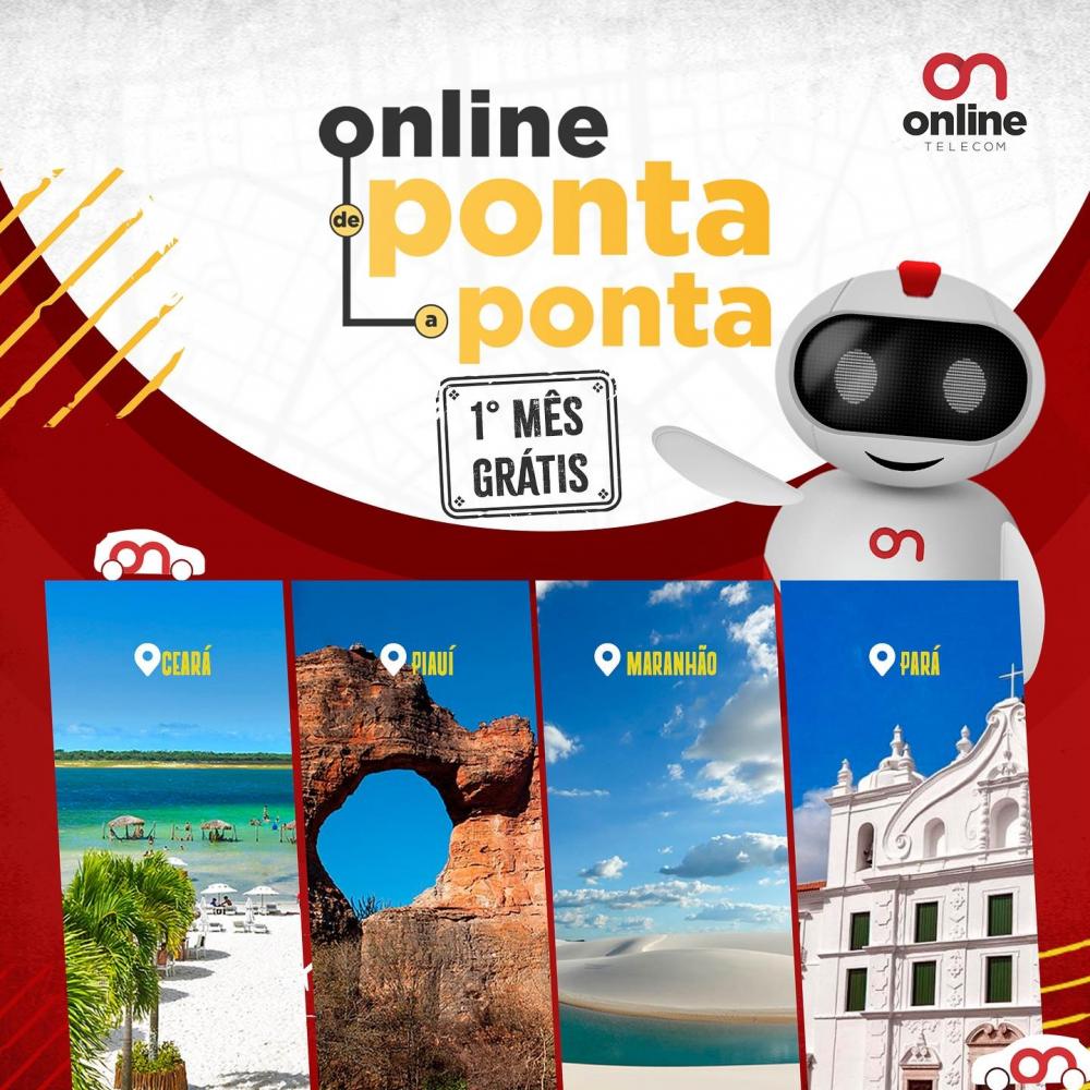 Venha para a Online Telecom, contrate agora e receba o 1º mês totalmente grátis!