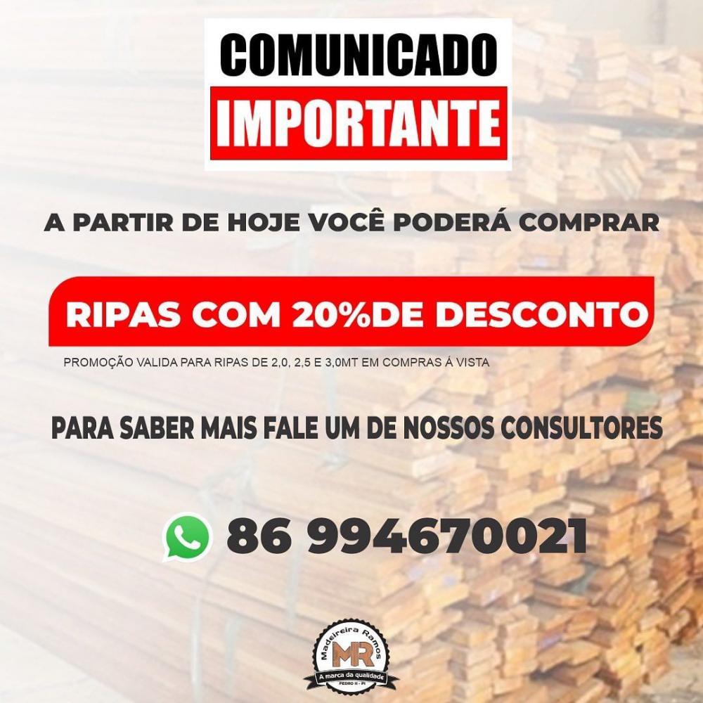 Compre na Madeireira e garanta 20% de desconto em ripas para sua construção!