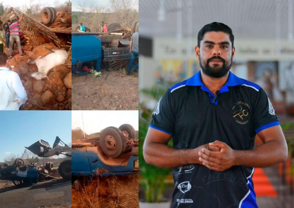 Após acidente na Ladeira da Joana, entre Pedro II e Lagoa de São Francisco, Warley Vaqueiro e sua equipe dão Testemunho de Livramento