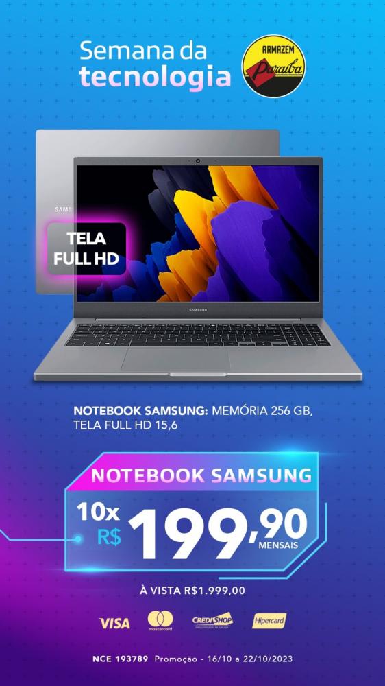 Semana da tecnologia no Armazém Paraíba, compre seus eletrônicos com os melhores preços de Pedro II!