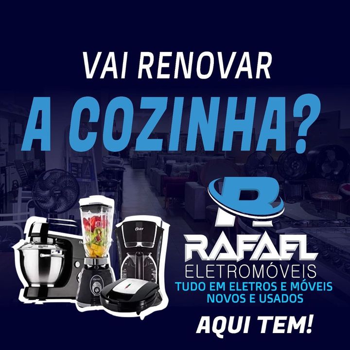 Encontre as melhores opções em móveis e eletrodomésticos para sua casa na Loja Rafael Eletromoveis!