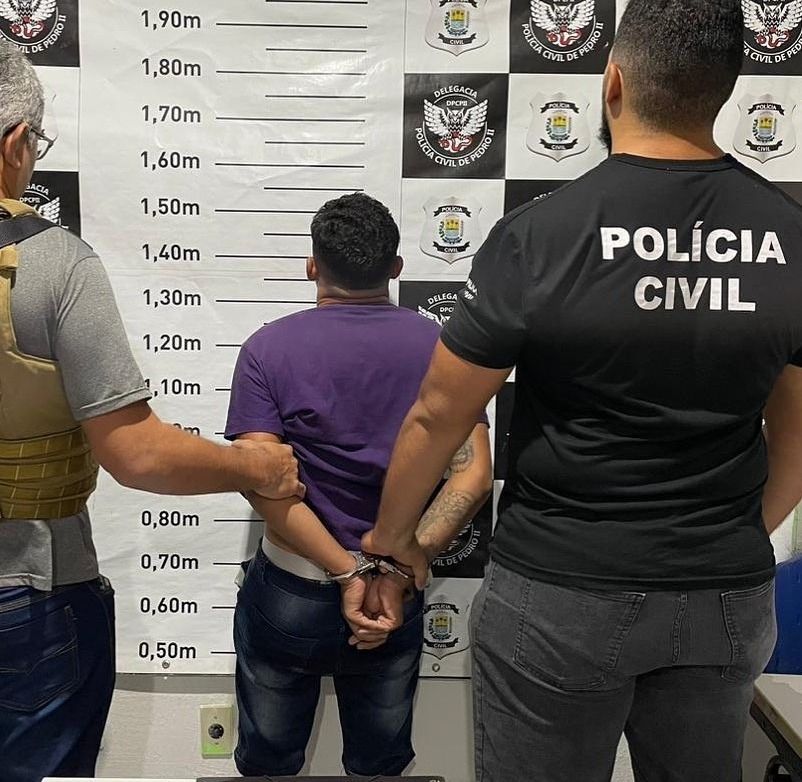 Polícia Civil prende segundo suspeito de homicídio e tentativa de homicídio em Pedro II