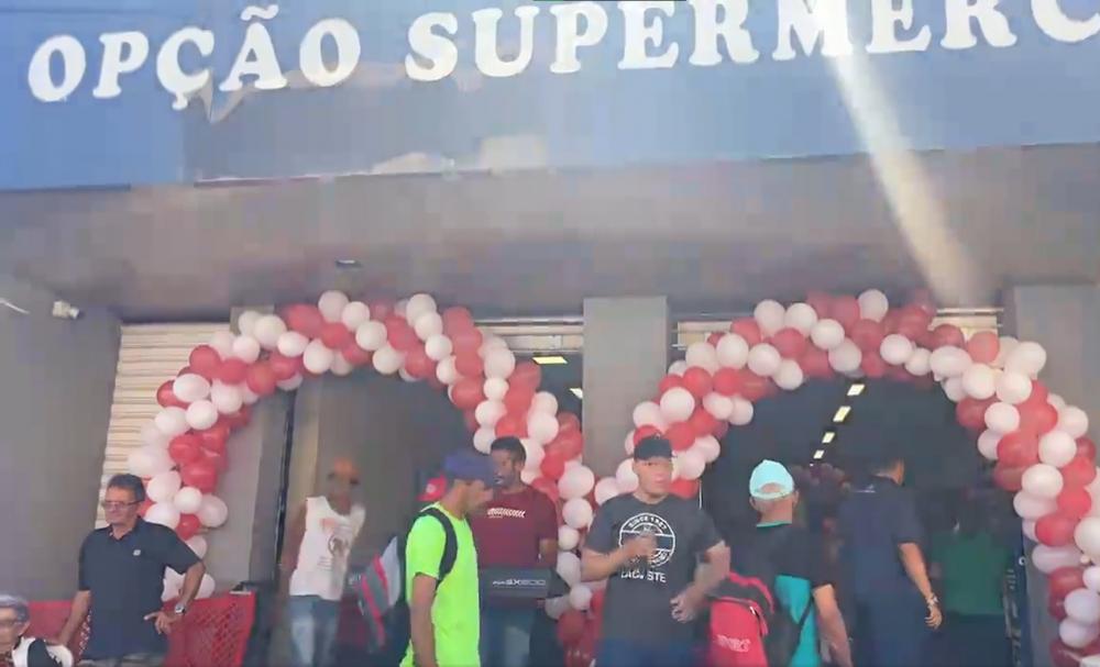 Aniversário de 28 anos do Opção supermercado! Venha participar dessa festa.