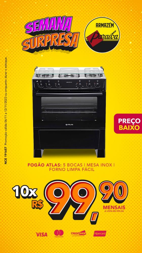 Não perca a Semana Surpresa do Armazém Paraíba, promoções imperdíveis!