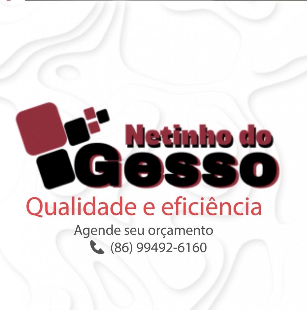 Netinho do Gesso, a referência em serviços de gesso em Pedro II, solicite seu orçamento!