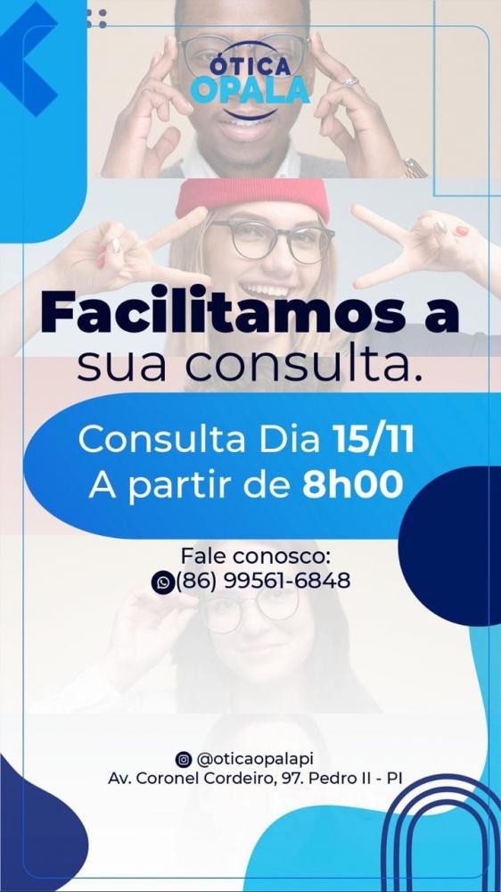 Agende já sua consulta na Ótica Opala de Pedro II!