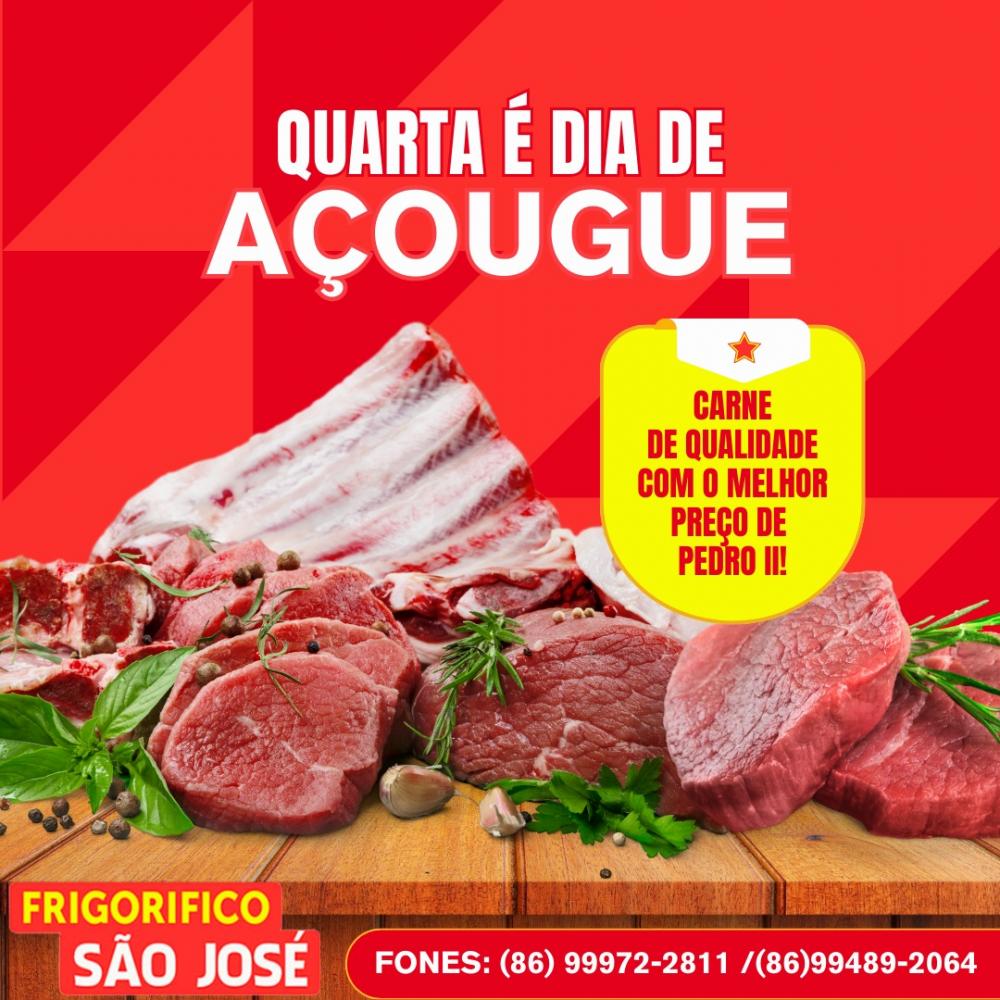Experimente os cortes de carne com a melhor qualidade e sabor de Pedro II no Frigorífico São José!